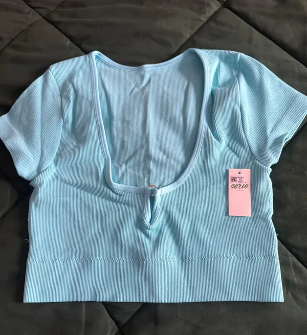 Aerie Blue Top, S - Image 2