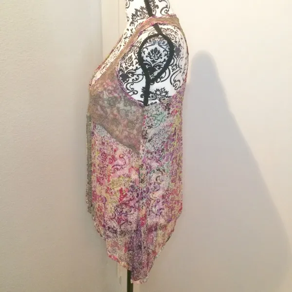 Buffalo Sheer Lace Racerback Top - Image 3