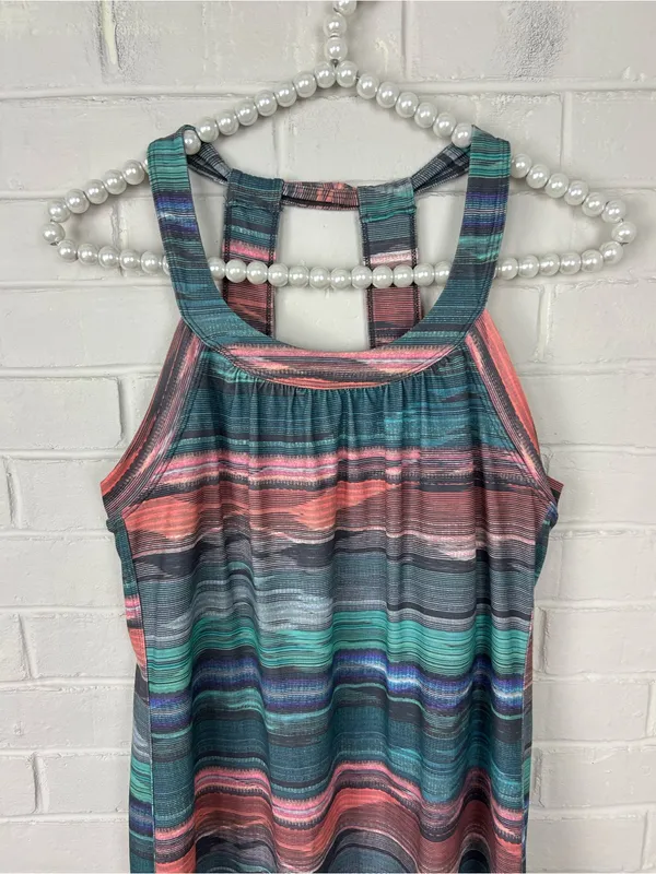 Prana Multi Color Printed Active Athletic Dress Size S - Image 3