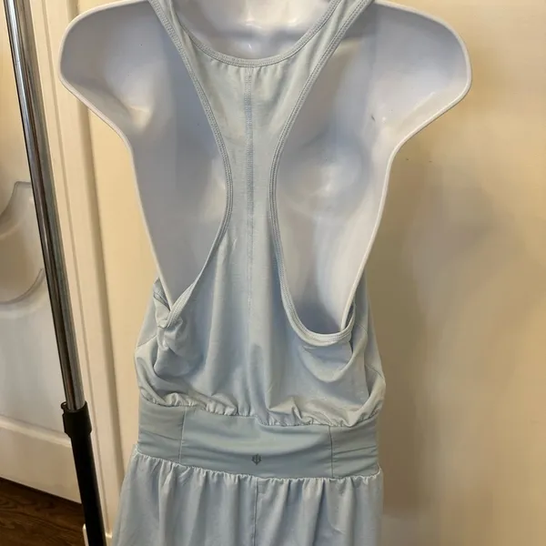 FP Movement by Free People Lt Blue Sleeveless Romper Activewear Racerback NWOT - Image 6