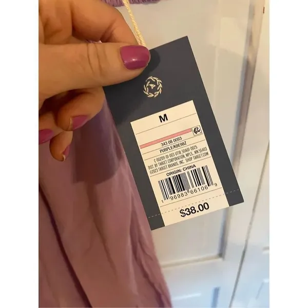 Universal Thread purple midi dress off shoulder size M - Image 5