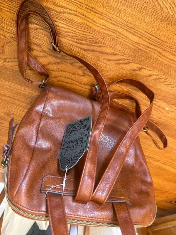Purse backpack brown NWT - Image 3