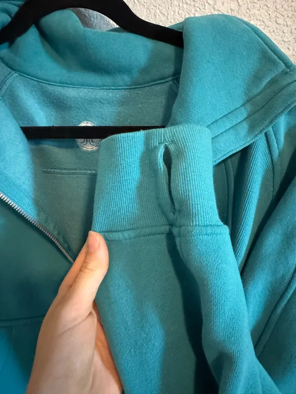 Lululemon Turquoise Scuba  - Image 6