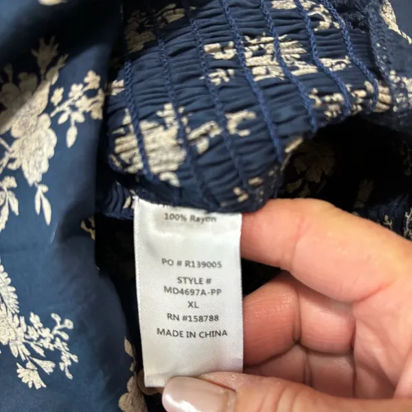 Petal & Pup Jazy Floral Tiered Sundress Size XL - Image 6