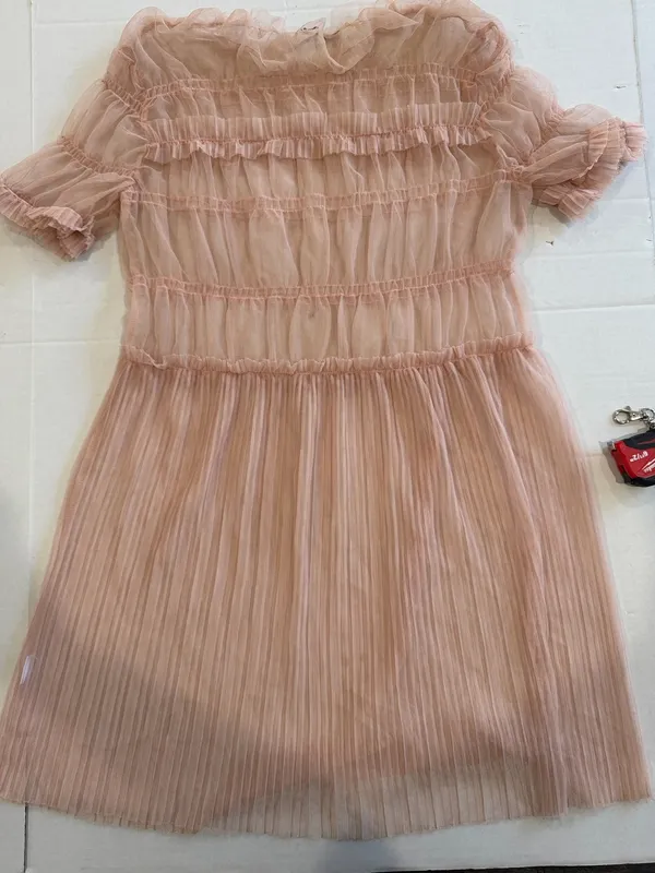 Topshop sheer pink tulle dress - Image 5