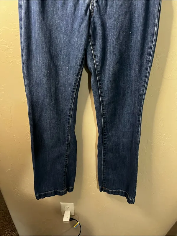 OAT New York High Rise Bootcut Trouser Denim Jeans - Image 4