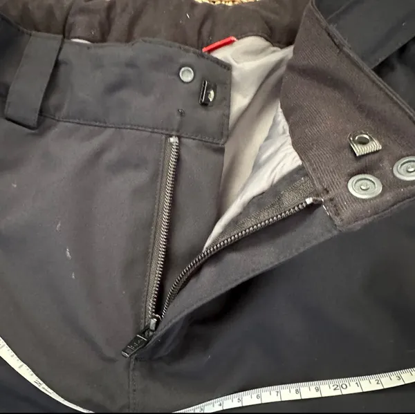 Women’s black Spyder ski pants medium - Image 7