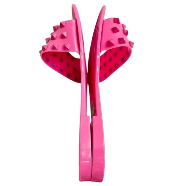 DV Dolce Vita Skylar Hot Pink Studded Jelly‎ Slide Sandals Womens Size 5M - Image 6