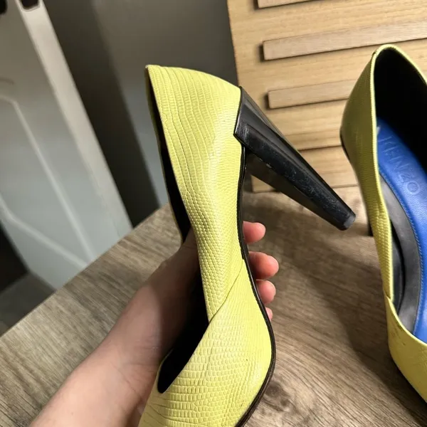 Kenzo Women’s 37 Yellow/Lime Green Heels - Image 11