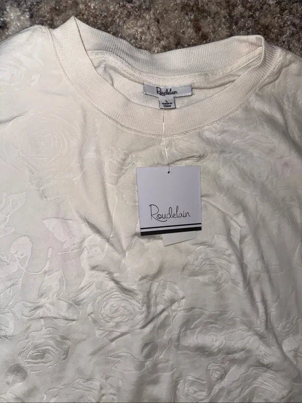 Cream Women's Lounge Sweatshirt & Pants Set - Image 3