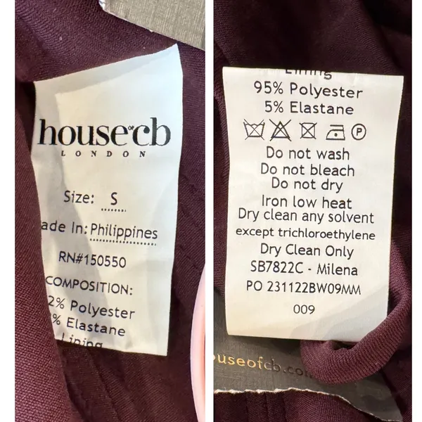HOUSE OF CB Milena Jersey Corset Maxi Dress Size Small - Image 13
