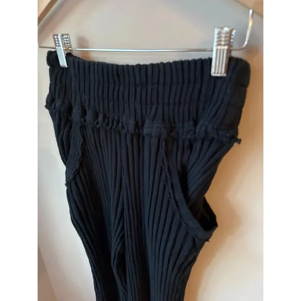 Free People Beach Serena Ribbed Raw Edge Flare Pants - Image 2