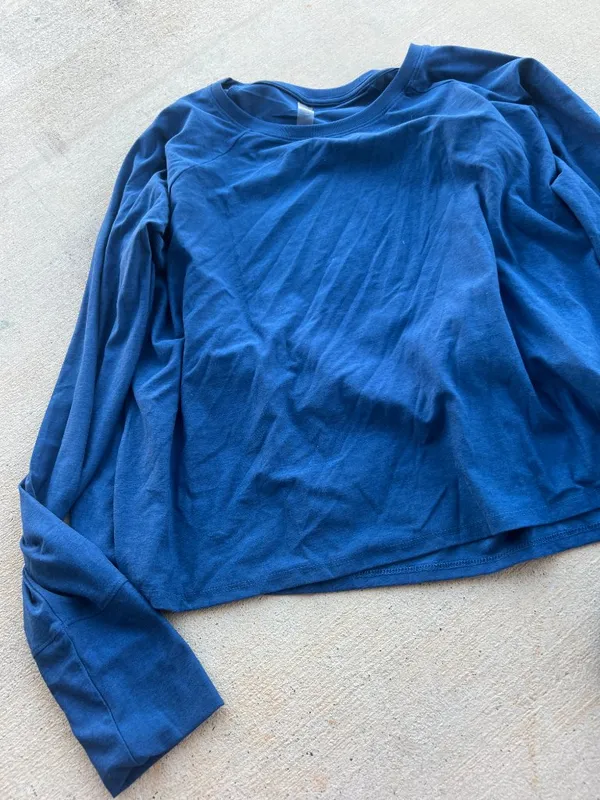 Beyond‎ Yoga bright blue top size M - Image 4