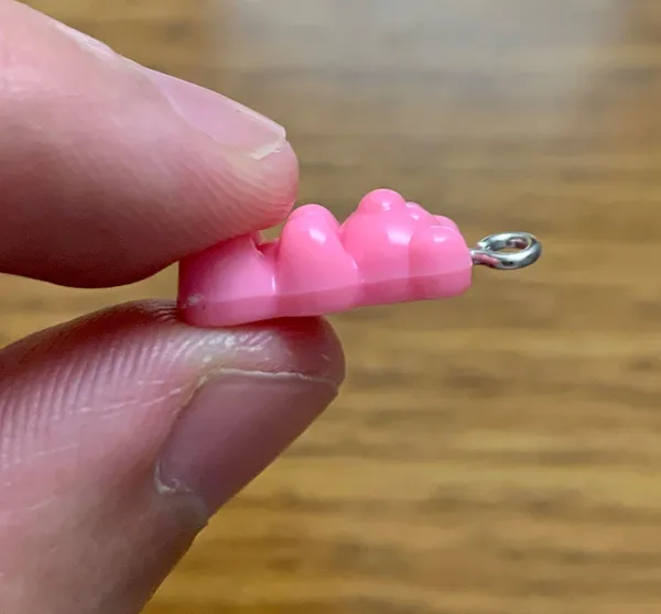 Pink Gummy Bear Charm Pendant - Image 4