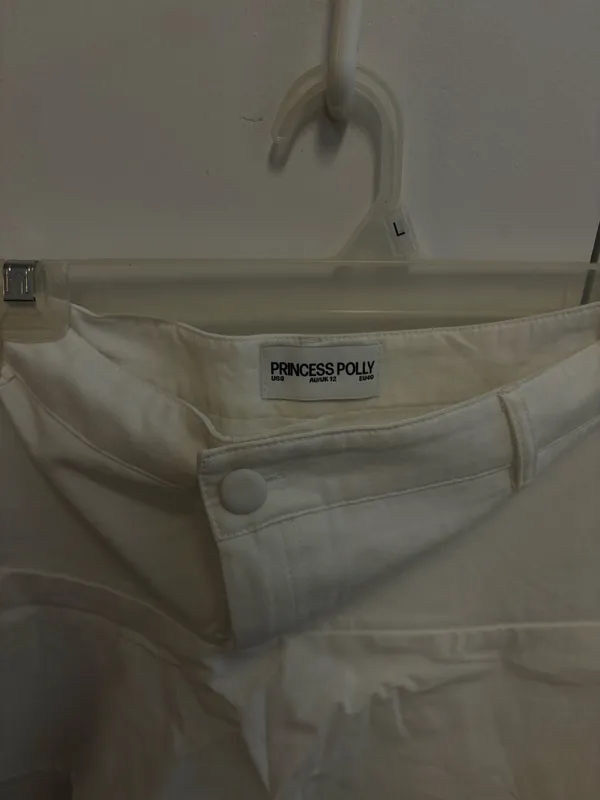 Princess Polly Mini Skirt White - Image 3