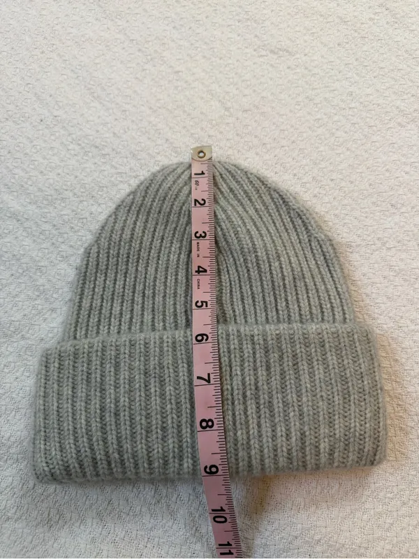 Aritzia Chime Wool Cashmere Beanie Hat Grey - Image 4