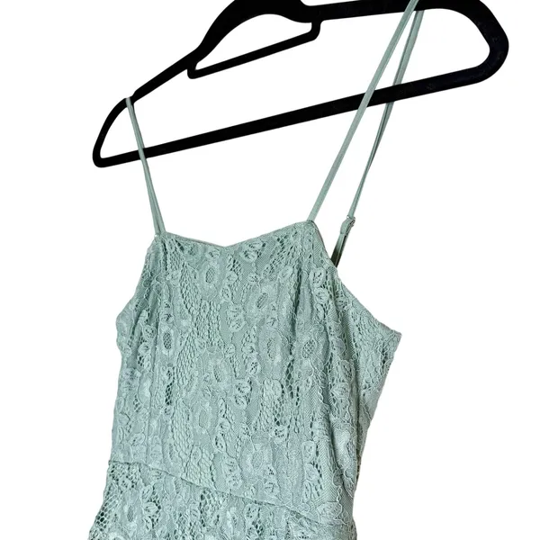 Lulus Floral Lace Sleeveless Tiered Maxi Dress Small Fairycore Coquette Formal - Image 2
