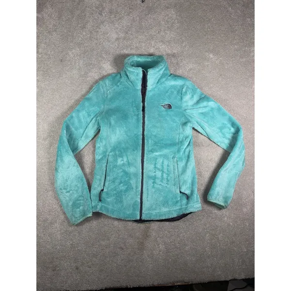 The North Face Osito 2 Jacket Women's XS Turquoise Aqua High Pile Fleece - Image 2