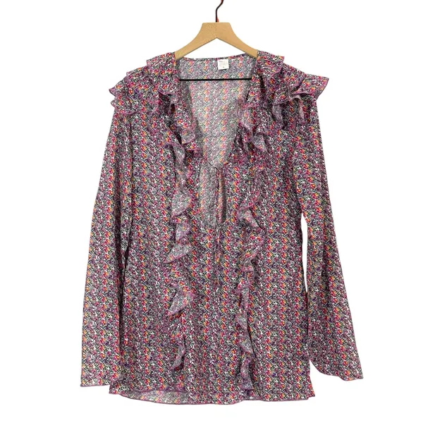 Strawberry Milk Mob Chiffon Mini Cover Up Dress - Honeysuckle - Medium - Image 5