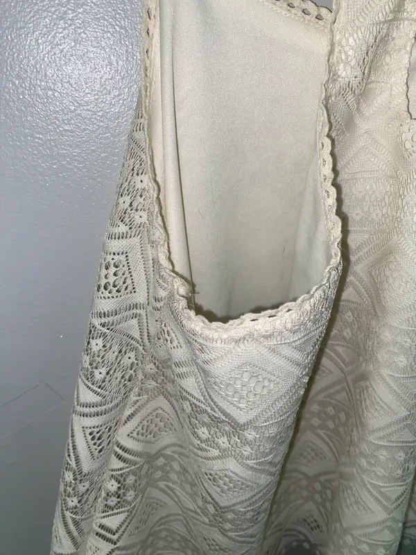 Cato White Flowy Shirt - Image 5