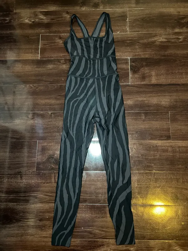 Target DVF Zebra Racerback Jumpsuit Size XXS - Image 3