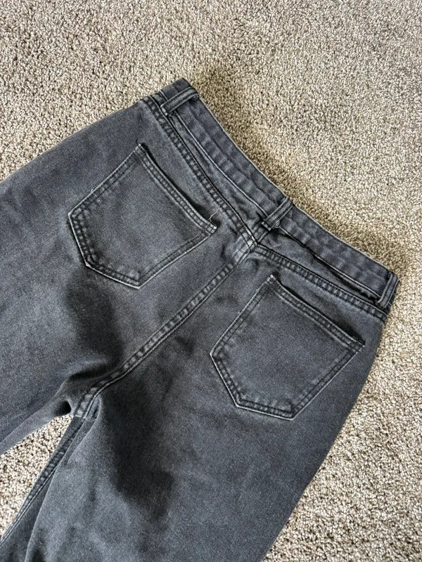 SheIn Black Ripped Jeans - Image 3