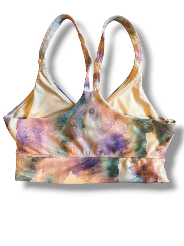 Harmony & Balance Watercolor Sports Bra & Leggings Set M - Image 3