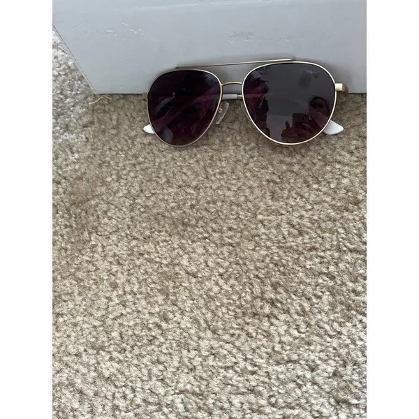 Guess aviator sunglasses retro rose gold steampunk grunge metal sophisticated - Image 3