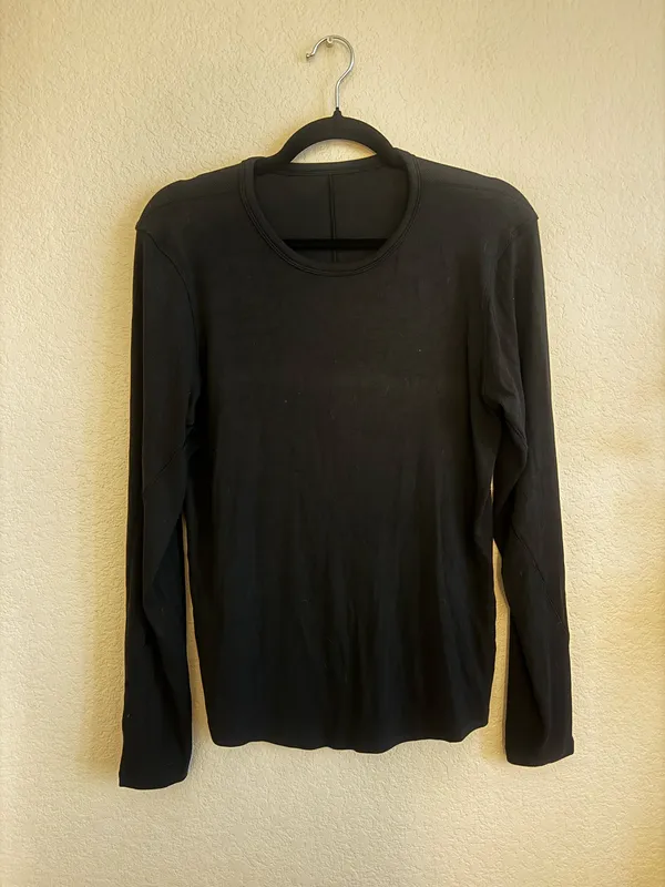 NWT Lululemon x Barry’s Energy Longline Bra 10 Black Shine - Image 6