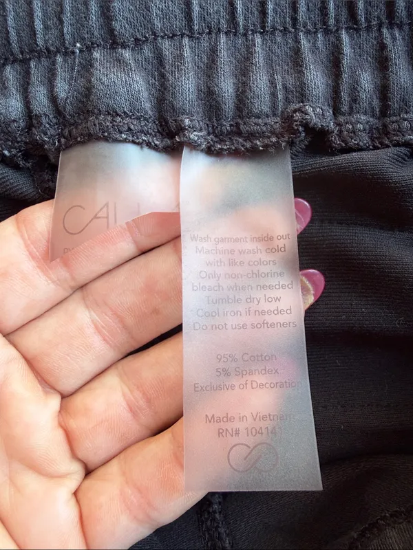 Calvin Klein Calia Charcoal Gray Jogger Sweatpants - Image 2