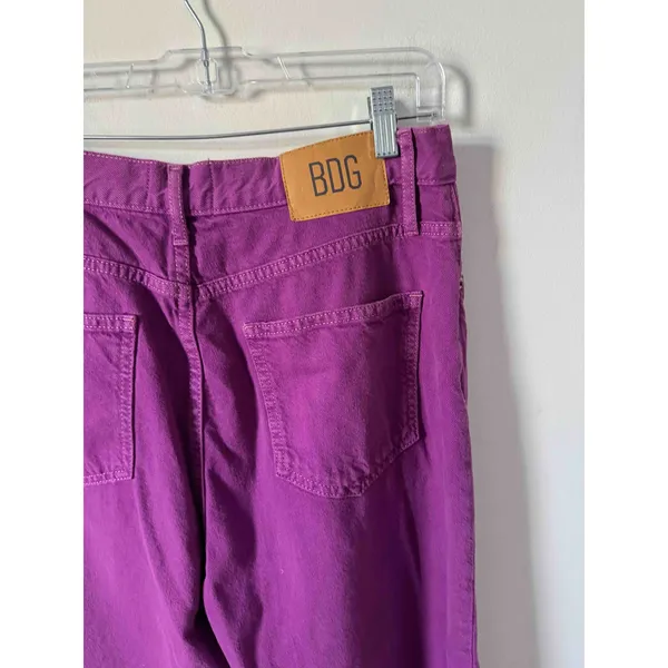 Urban Outfitters BDG Relaxed Cowboy Straight Baggy Denim Jeans Purple Size 31 - Image 5