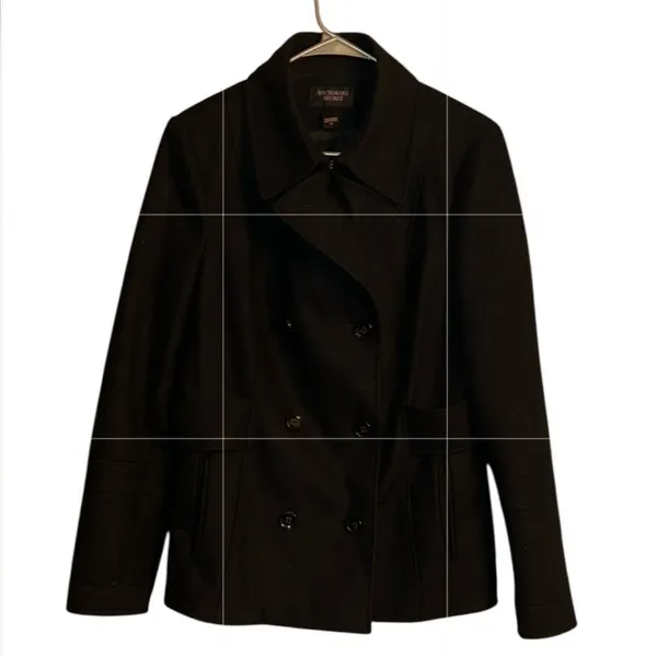 Victoria's Secret Express Wool Blend Double Peacoat(Size 14) - Image 2