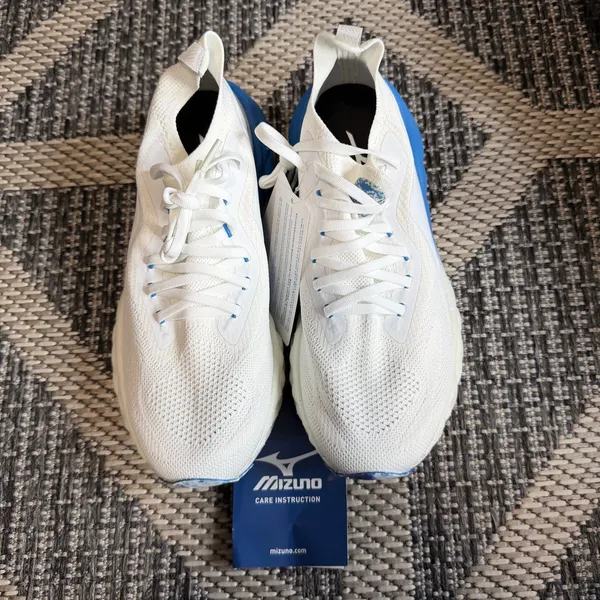 Mizuno Women's Wave Neo Ultra Sneaker-undyed white/Blue - Size 9 - Image 3