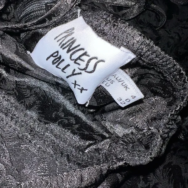 Princess Polly Alloa Mini Dress in Black Size 0 - Image 6