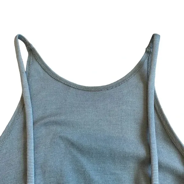 Lulus Blue Spaghetti Strap Bodycon Dress Stretch Low Back Size Medium Women's - Image 7