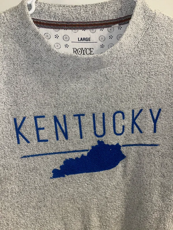 Royce Apparel Kentucky Grey Sweatshirt - Image 3