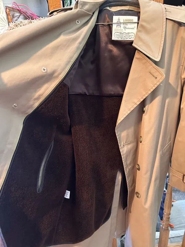 Vintage London Fog Trench Coat - Image 3