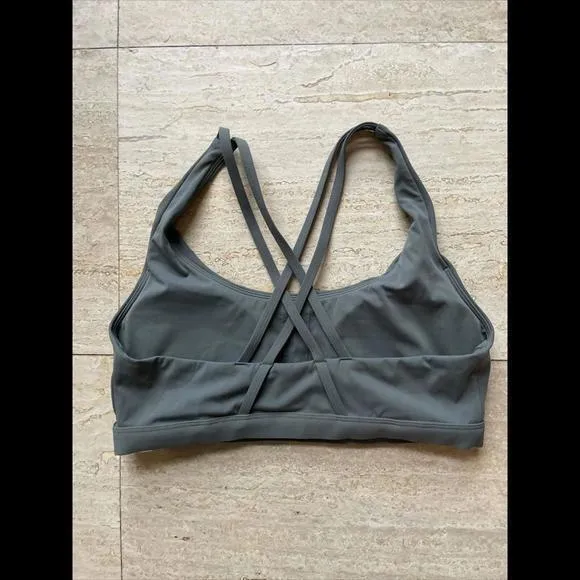 Romenza Targo women’s‎ sports bra L crisscross straps green - Image 2