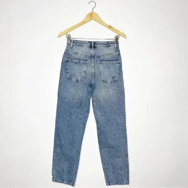 Free People Straight Leg Jean 0 Indigo Blue Size 25 Revolve We The Free Dakota - Image 6