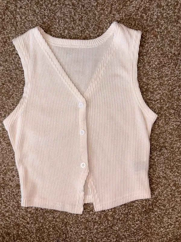 Shein Button-Up Top - Image 2