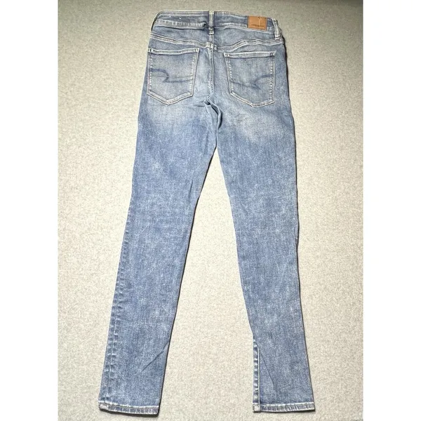 American Eagle Women's Super Stretch X High Rise Jegging Size 8 Regular - Image 6