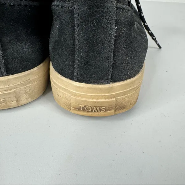 Toms Black‎ Lace Up Winter Shoes Size 9.5 - Image 5
