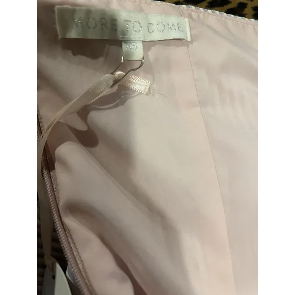 MORE TO COME Yolani Mini Dress XS NWOT Striped Halter Neck Pleated Skirt Revolve - Image 11