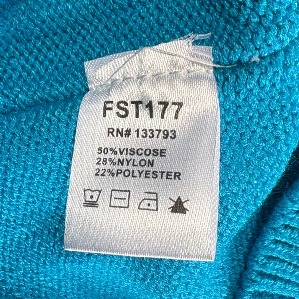 POL Teal Button-Up Women's Cardigan NWOT‎ - Image 4