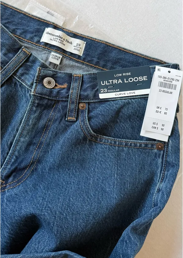 Abercrombie Curve Love Low Rise Ultra Loose Jean - Image 6