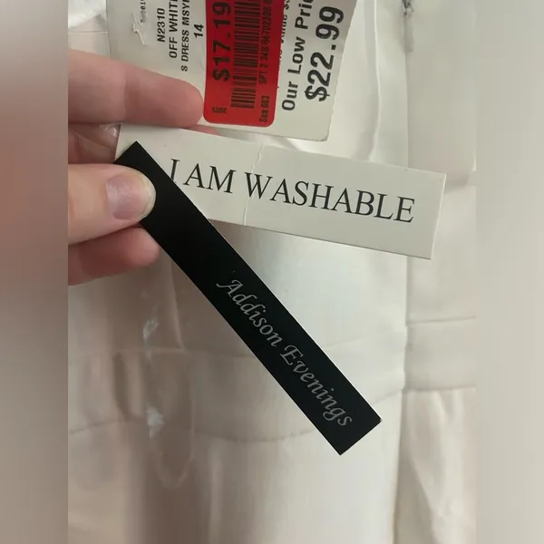 Women’s white dress Size 14 - Image 6