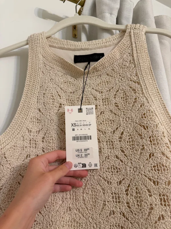 ZARA Crochet Dress - Image 5