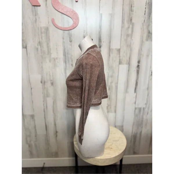 Brown crop top size XSmall Brown - Image 3