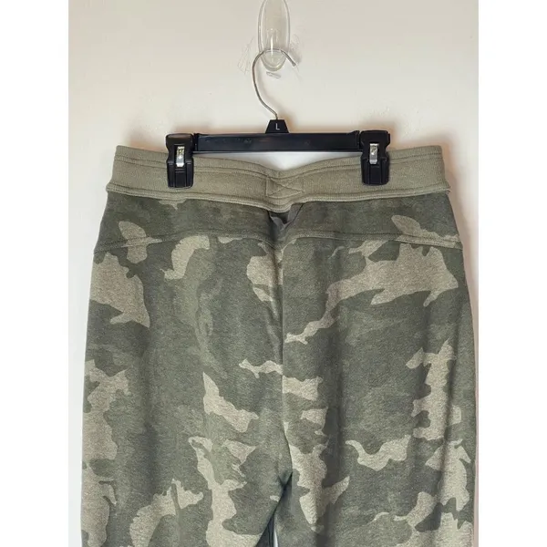 Prana Sage Green Camo Hemp‎ Blend Cozy Up Ankle Pants Joggers Size XS - Image 6