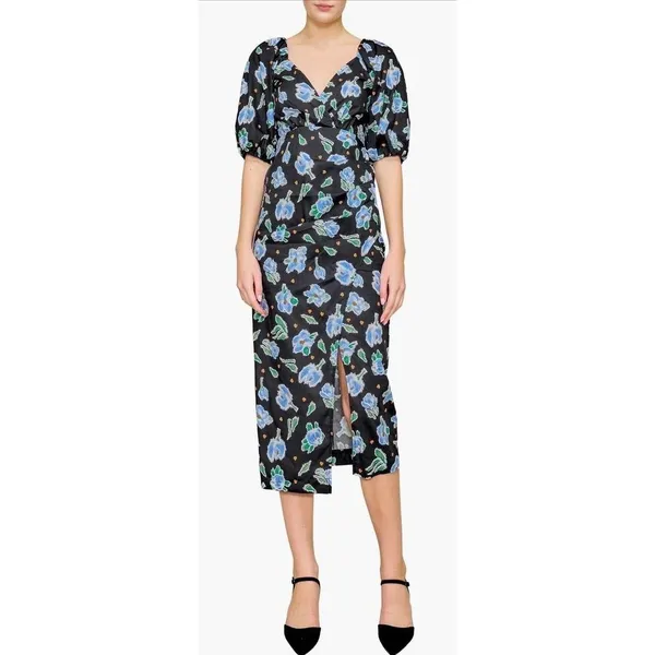 Mello Day Floral Midi Dress Size‎ Large - Image 3